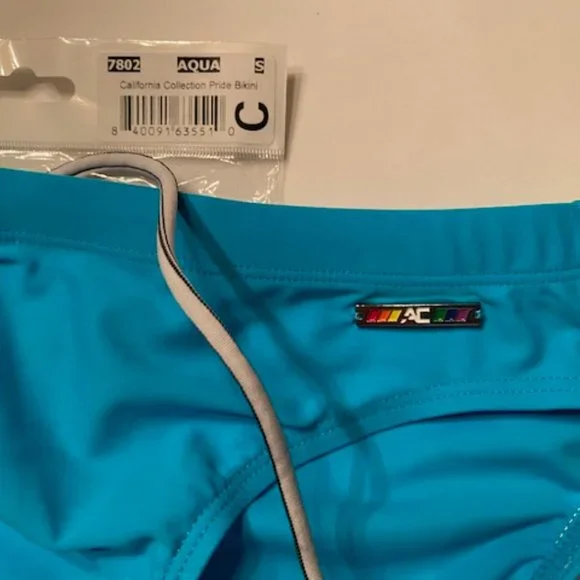 NWT - AC -  PRIDE Bikini - Aqua (802A) - Picture 4 of 9